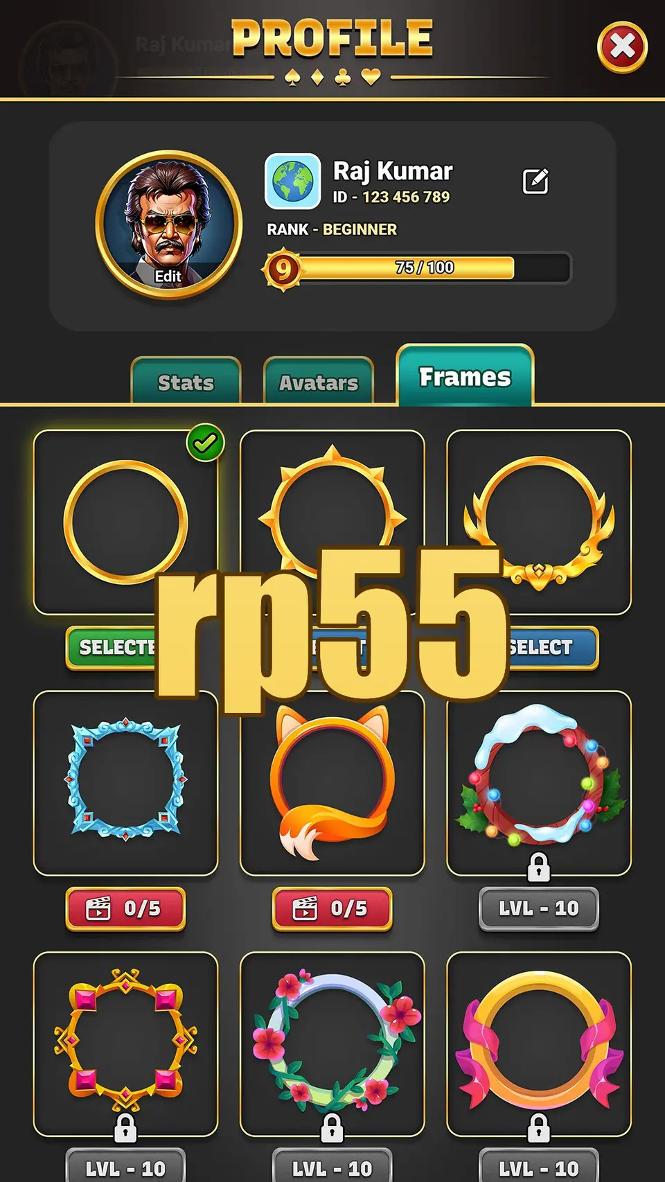 rp55 Masuk
